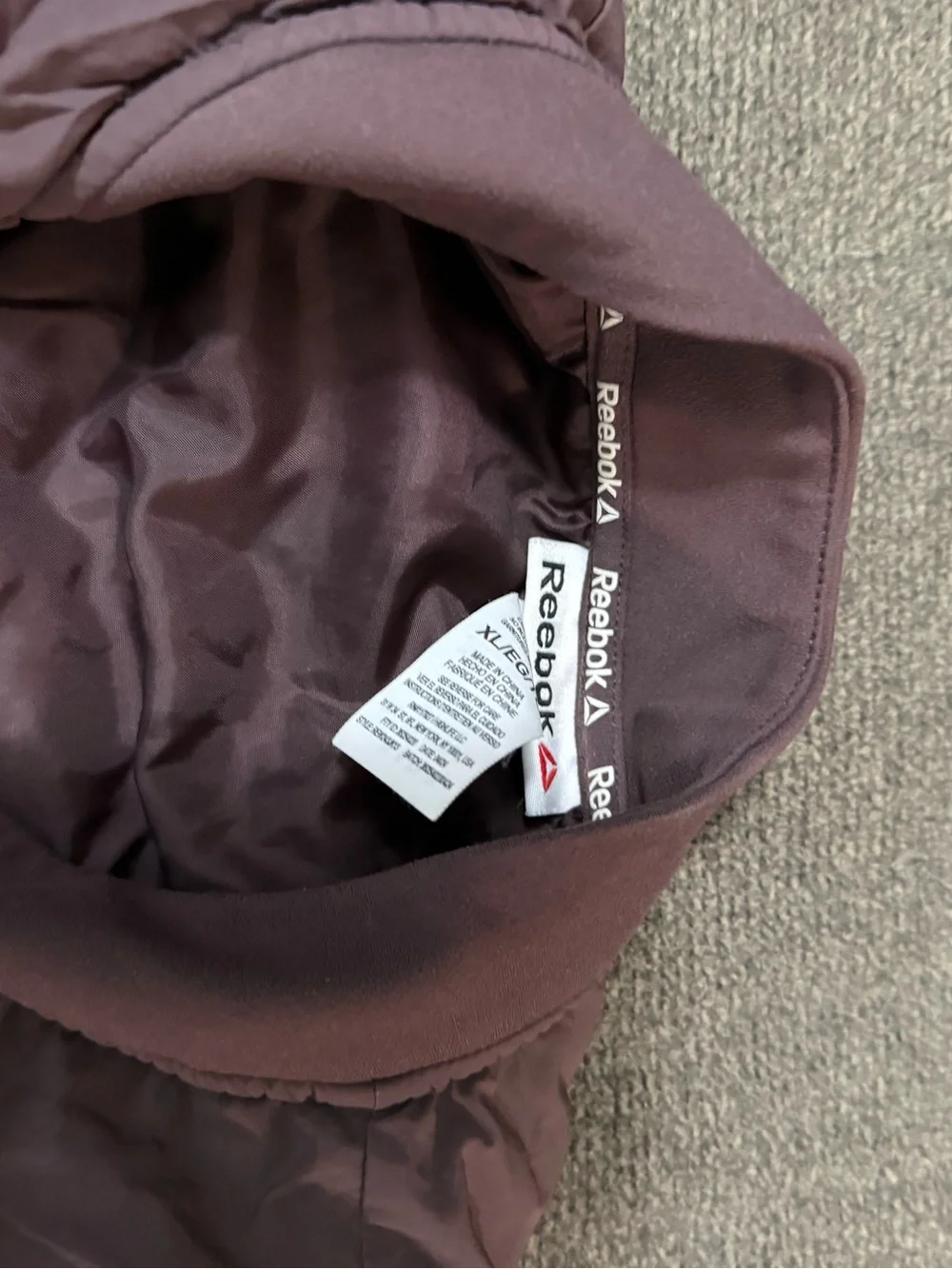 Reebok Mauve Puff Jacket